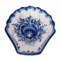 Икорница/шпротница  "Жемчужина" в золоте 