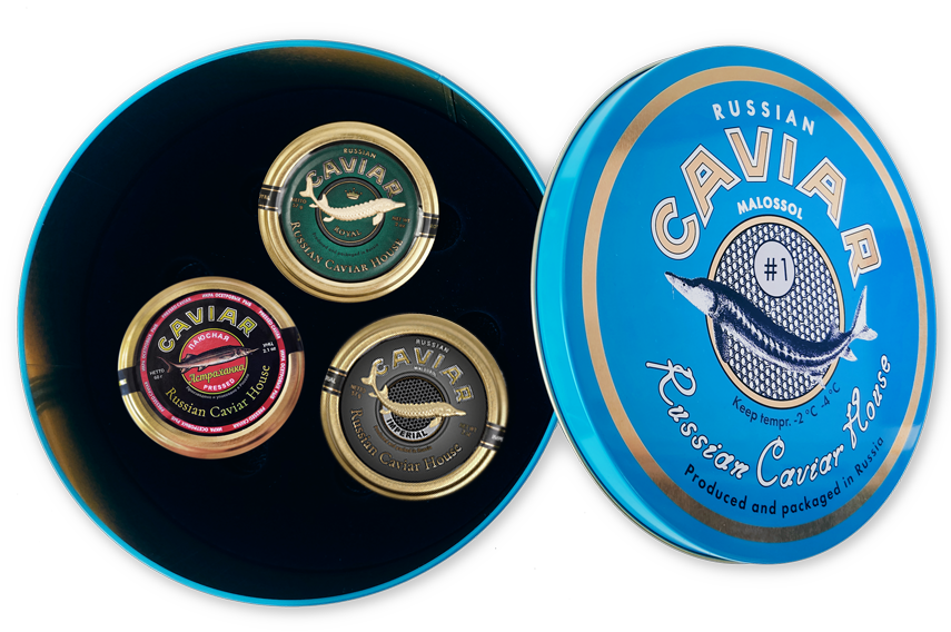 Банка жестяная 182*90 (синяя)