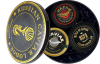 Набор с икрой "Светофор" (черная банка)