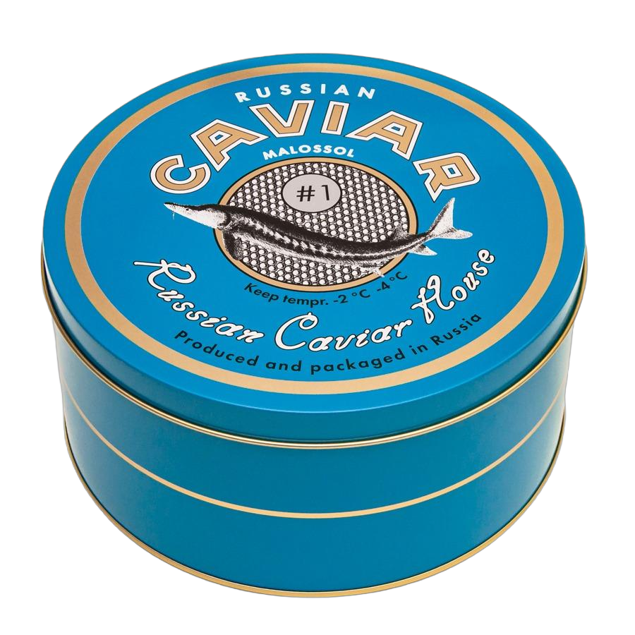 Банка жестяная 182*90 (синяя)