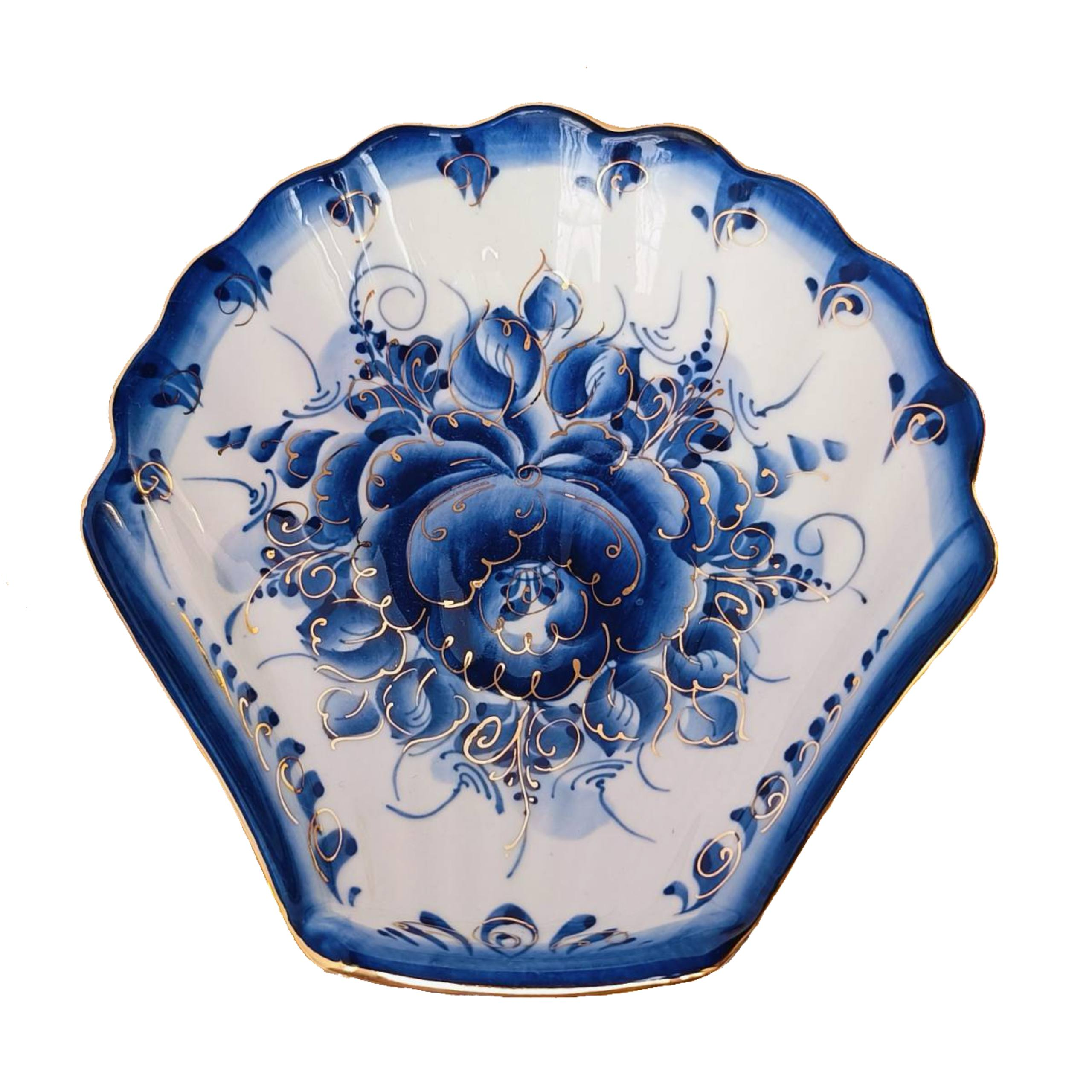 Икорница/шпротница  "Жемчужина" в золоте 