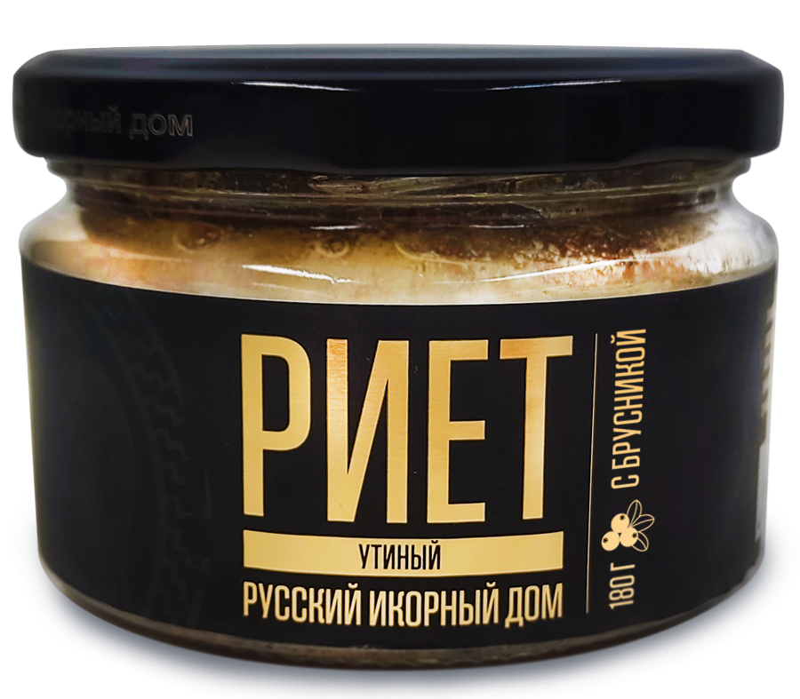 Риет утиный с брусникой, ст/б.180 г