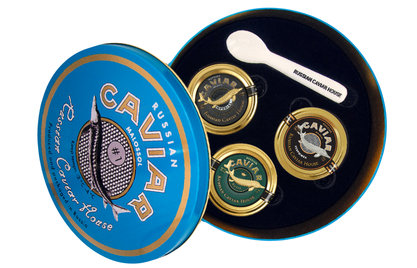 Дегустационный набор (синяя банка с ложкой)