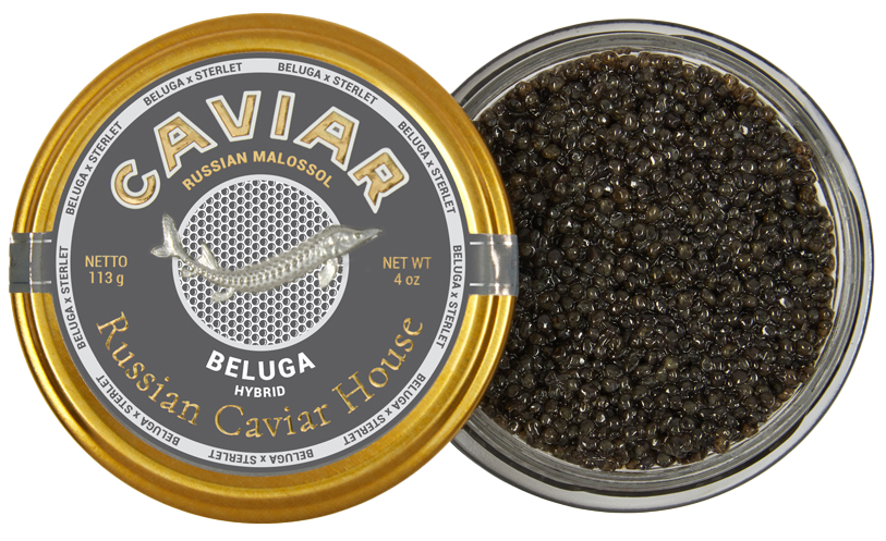 Черная икра бестера (белуга х стерлядь)